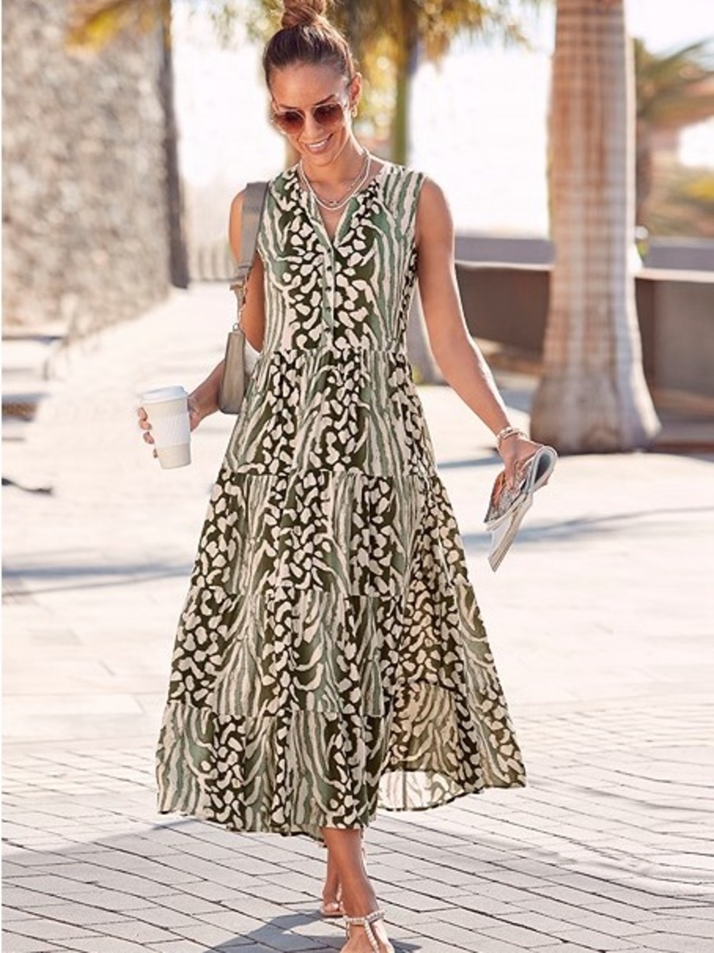 Lascana animal print maxi